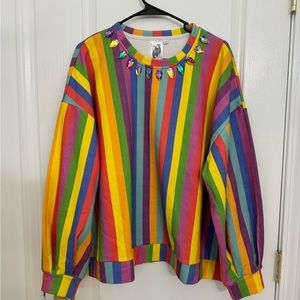 Queen of Sparkles rainbow sweatshirt
